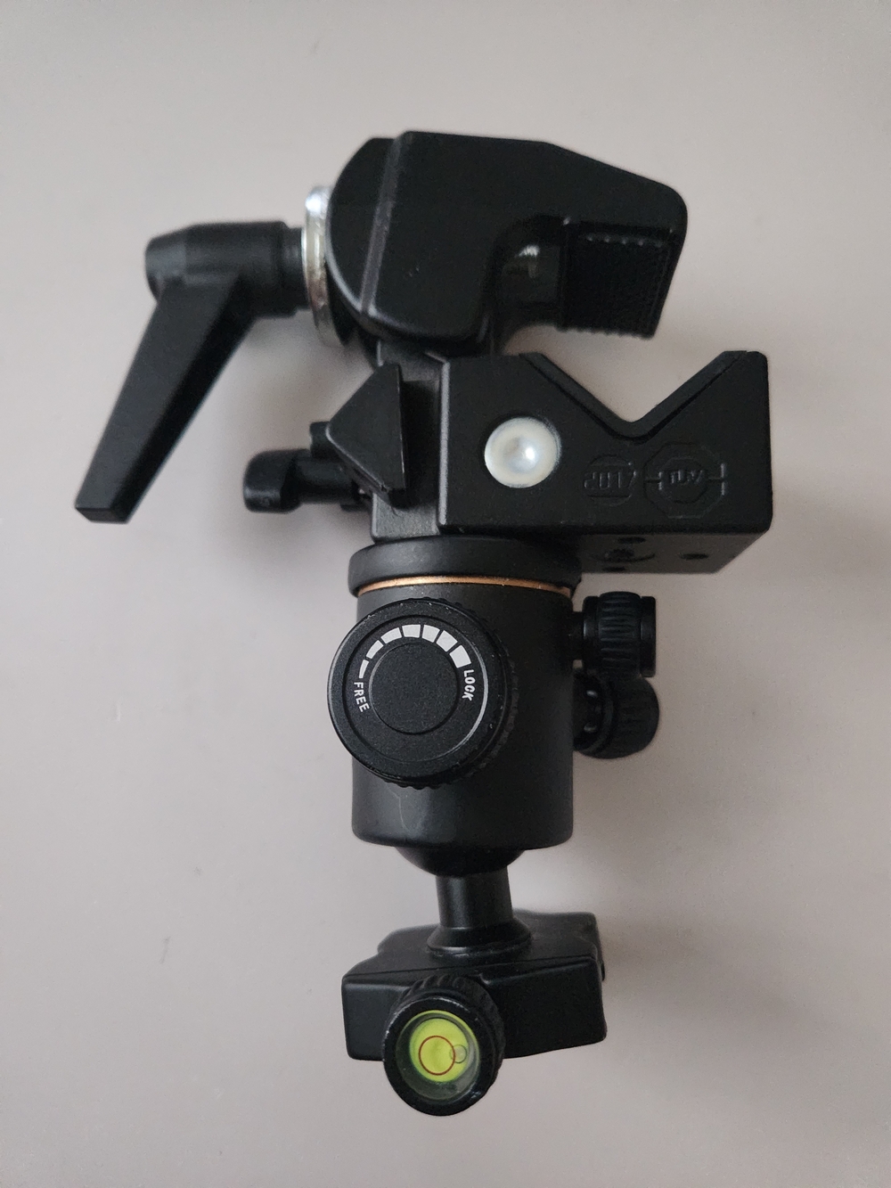 Manfrotto Super Clamp & Pergear TH3 Pro DSLR Camera Tripod Ball Head